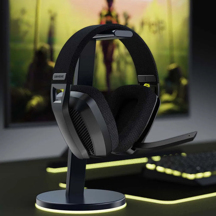 BINNUNE BW06 2.4GHz Wireless Gaming Headset with Mic for PS5 PS4 PC