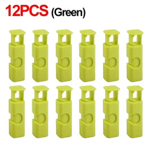 12 PCS Squeeze Bread Bag Clips Reusable Fresh Food Seal Plastic Clip