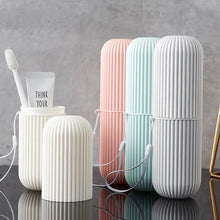 1Pc Portable Toothbrush Cup Bathroom Toothpaste Holder Storage Case