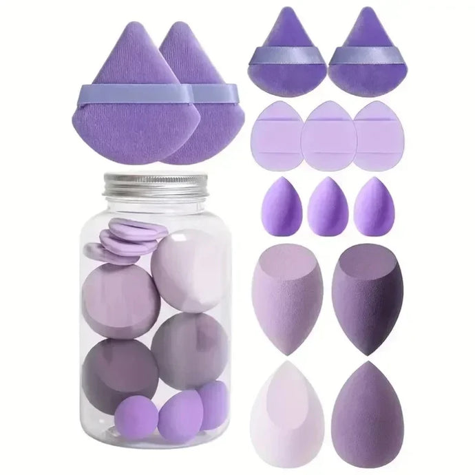 12/14Pcs Makeup Sponge Cosmetic Puff Foundation Sponges Blender Beauty