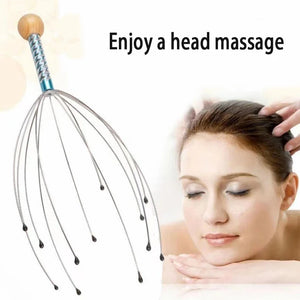 1pcs Head Massager Scratching Octopus Scalp Tool Non Soul Extractor