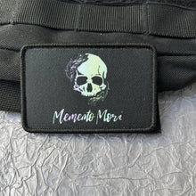 Memento Mori Printed Patch Tactical Morale Badge Hook and Loop Military Patches Backpack Clothing Stickers Armband Appliques