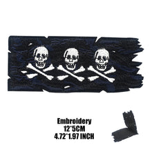 Pirate Flags Jolly Roger Black Beard Edward Teach Tactical Patch Hook & Loop Blackbeard Skull Heart Embroidered Badge Emblem