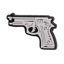 New 1pcs PVC Shoe Charms Fit Wristband Dynamite Grenade Gun Speed Comply Hole Slipper Decoration Shoe Accessories Kid Gift