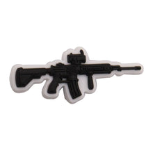 New 1pcs PVC Shoe Charms Fit Wristband Dynamite Grenade Gun Speed Comply Hole Slipper Decoration Shoe Accessories Kid Gift