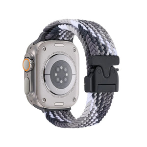Braided Solo Loop Strap For Apple Watch band 44mm 45mm 46mm 40mm 41mm