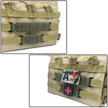 Tactical MOLLE Patch Panel Morale Patches Display Holder Tactical Accessory Molle Attachment Laser Cutting Loop