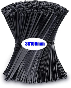 10-1000 pcs plastic clamping collar rilsan Cable ties clamp greenhouse