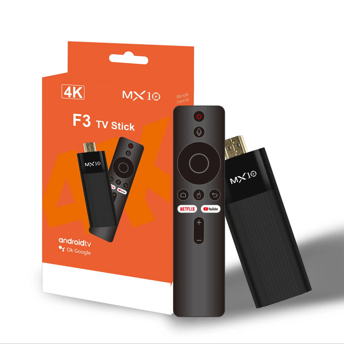 Factory Directly MX10-F3 TV Stick 4K Android 11 Allwinner H313 2.4G&5G