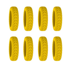 8PCS/Set Suitcase Wheels Protection Cover with Silent Sound Silicone