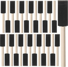10Pcs Sponge Brush Wooden Handle Watercolor Oil Stain Art Craft