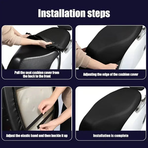 1pc Motorcycle Seat Cover Waterproof Dustproof Rainproof Motorbike