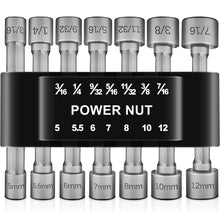 9/14PCS Powerful Socket Hexagonal Wrench Hexagonal Handle Screwdriver