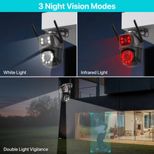 4K 8MP HD Wifi PTZ Camera Outdoor 6MP Dual Lens Dual Screen AI Auto