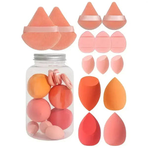 12/14Pcs Makeup Sponge Cosmetic Puff Foundation Sponges Blender Beauty
