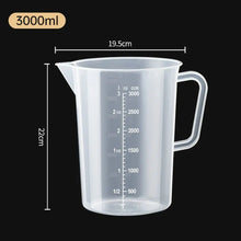 1PC Clear Graduated Measuring Cup Scale Plastic Transparent Mixing Cup