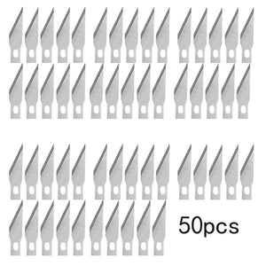 100/50pcs Knife DIY Wood Carving Fruit Food Scalpel Craft Sculpture
