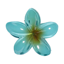 8cm Boho Gradient Large Flower Acrylic Hair Clip for Women Sweet Hair
