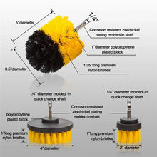 3pcs Power Scrubber Brush Set for Bathroom Drillbrushes Cordless