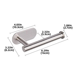 1pc Stainless Steel Paper Towel Holder No Punch Wall Mount Paper Roll