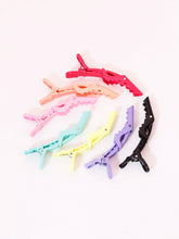6pcs crocodile hair clip design claw shaped hair clip salon hair clip