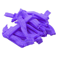 100pcs/Pack Disposable Bathing Cap Hair Head Covers Net Bouffant