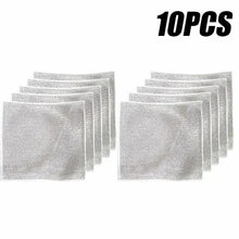 10pcs Magic Dishcloth Silver Wire Cleaning Kitchen Cloth Thickened