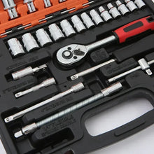 46pcs Ultimate Auto Marine Tool Kit with Socket Wrench Ratchet Set and