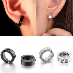 1 pair Fashion Ear Clip Non Piercing Earrings Fake Earrings for Men