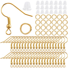 300Pcs Earrings Set Hypoallergenic Earring Hooks Jump Rings Clear