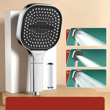 3 Modes Large Panel Shower Head 13cm High Pressure Spa Adjustable