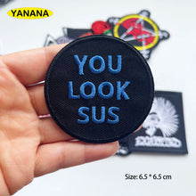 Punk Rock BAND Roll Patches Iron On Patch Sewing On Embroidered Applique Clothes Garment Apparel Accessories clothing DIY