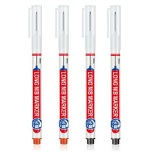 4Pcs/Set 20mm Deep Hole Long Nib Head Markers For Metal Perforating