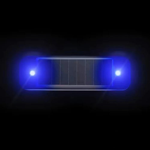 Mini LED Solar Power Car Warning Light Night Security Simulated Alarm