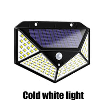 1/2/4/6Pcs 100 LED Wall Lights Outdoor Solar Lamp PIR Motion Sensor
