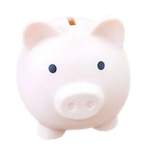 Children Cute Pig Piggy Bank Desktop Resin Piggy Bank Coin Saving Box