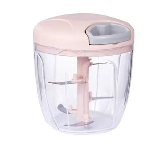 1pc Pink/Blue 500ML/900ML Household Kitchen Garlic Chopper Mashed Hand