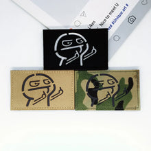 1pc Tactical Patches IR Infrared Reflective Morale Patches on Backpack Vest Clothing Outdoor Badges Hook&Loop