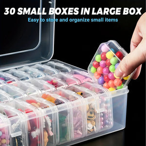 DIY Diamond Painting Embroidery Storage Box, Nail Art Jewelry