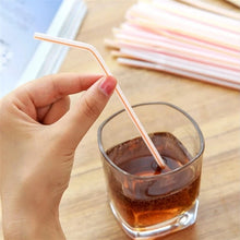 100Pcs Colorful Bendable Straw Drinking Kunststof Straw for Milk Tea