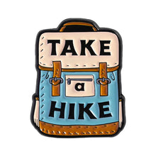 Hiking Outdoor Enamel Pins Take Hike Backpack Hike More Brooches Nature Mountain Badges Adventure Traveler Jewelry Gifts