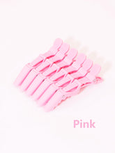 6pcs crocodile hair clip design claw shaped hair clip salon hair clip