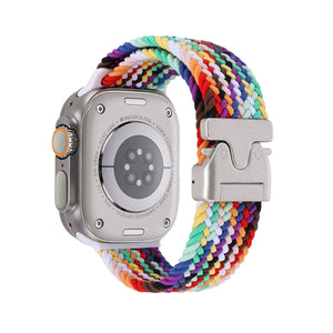Braided Solo Loop Strap For Apple Watch band 44mm 45mm 46mm 40mm 41mm