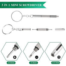 1/2/10pcs Mini 3 in1 Screwdriver Eyeglass Optical Eye Glasses Portable