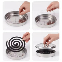 1PC Incense Holder, Mosquito Coil Tray Holder For Household With Lid,