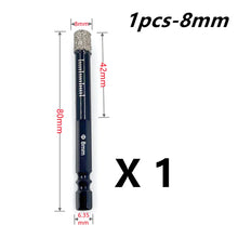 5-16mm Hexagonal Shank Brazed Dry Ceramic Tile Drill Bit Marble