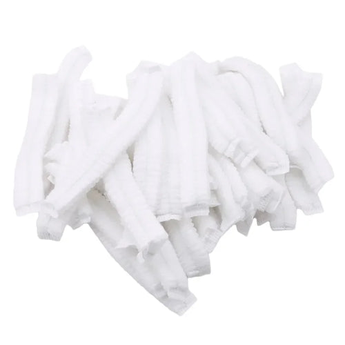 100pcs/Pack Disposable Bathing Cap Hair Head Covers Net Bouffant
