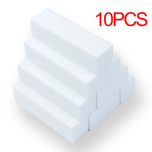 10PCS Sponge Buffer Block Set Nail Files Manicure Pedicure Care Nail
