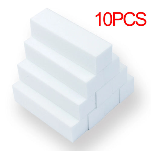 10PCS Sponge Buffer Block Set Nail Files Manicure Pedicure Care Nail