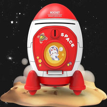 Cute Children Piggy Bank with Cartoon Sticker Multi-purpose Space